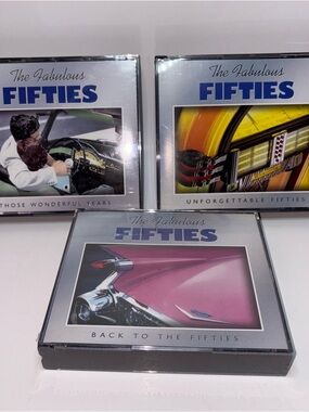 The Fabulous Fifties CD 3 Box Sets by Heartland Music & Sony 1999 Greatest Hits